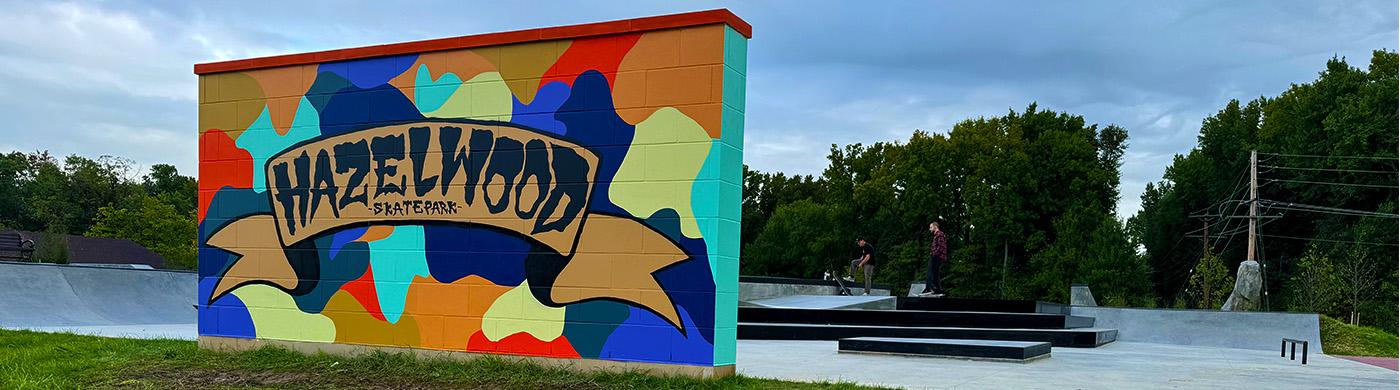 Image of the Hazelwood skatepark