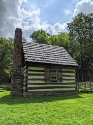 Back view of the Benjamin Banneker Historical Park and Museum 