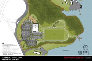 Map of Sparrows Point Park